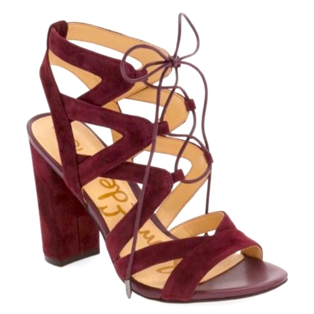 New Sam Edelman Yardley Wine Suede Size 8 (brand new, never worn)